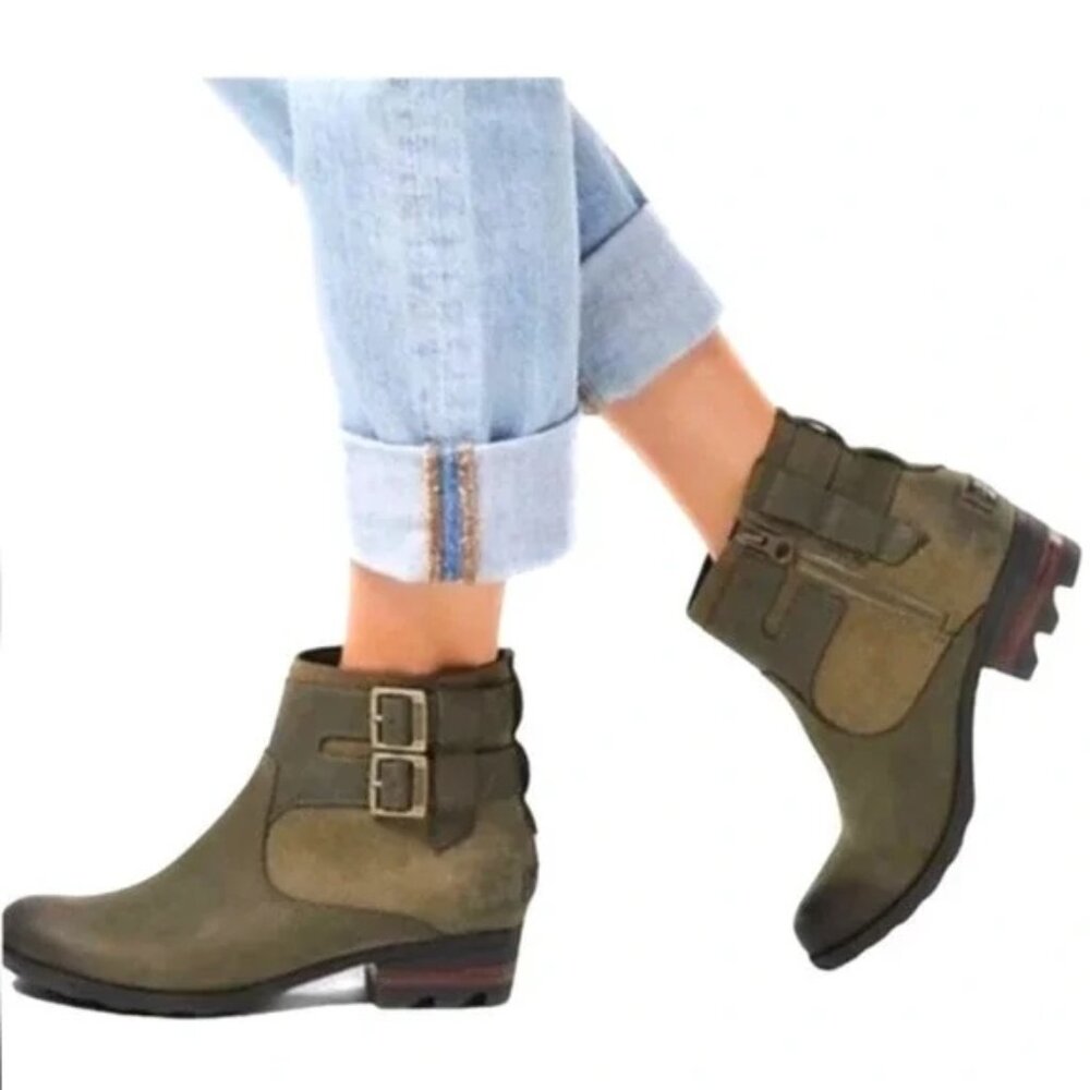 SOREL | Lolla Suede Ankle Booties 8.5